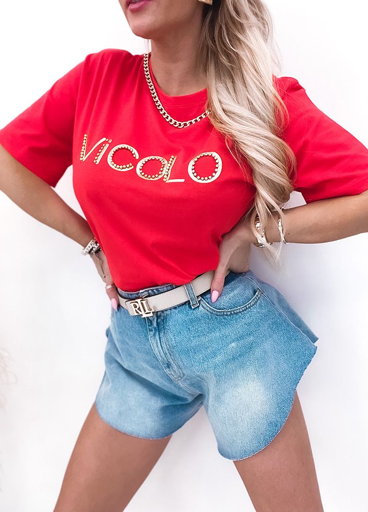 T-SHIRT VICOLO RED