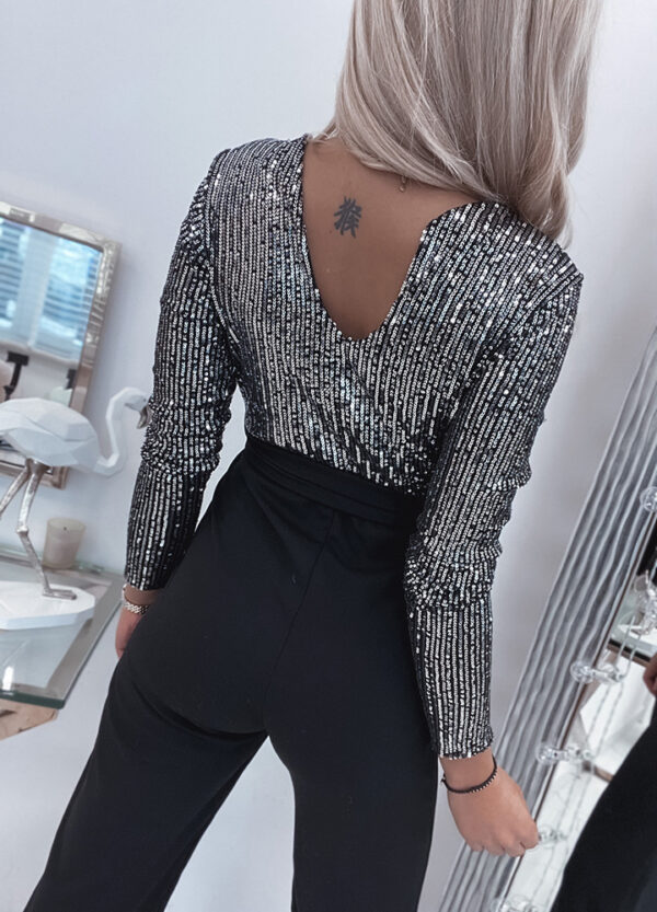 KOMBINEZON SILVER SEQUINS-501342