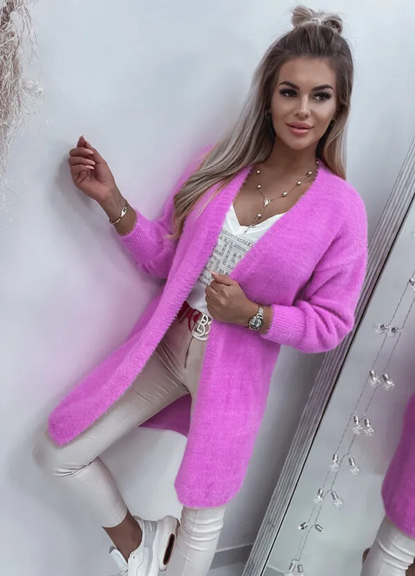 KARDIGAN ANGORA PINK-502137