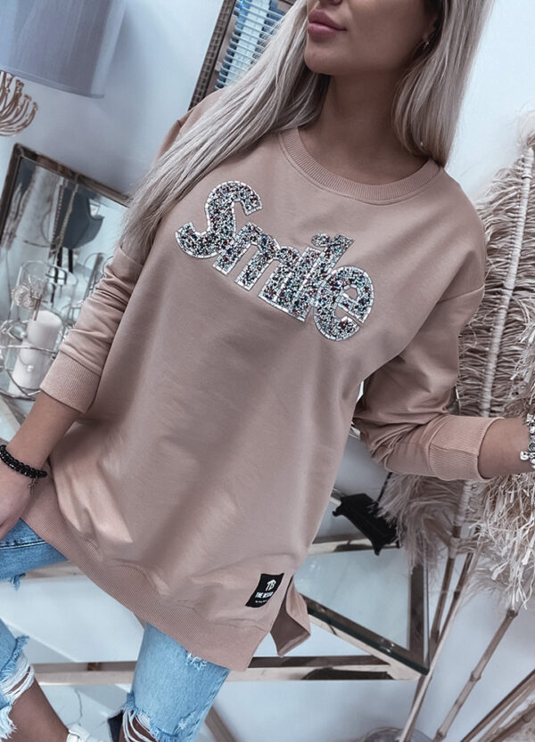 BLUZA SMILE / NUDE-508809