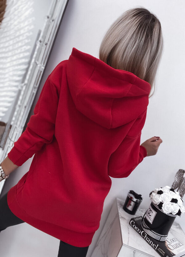 OCIEPLANA BLUZA LUXURY RED-509531