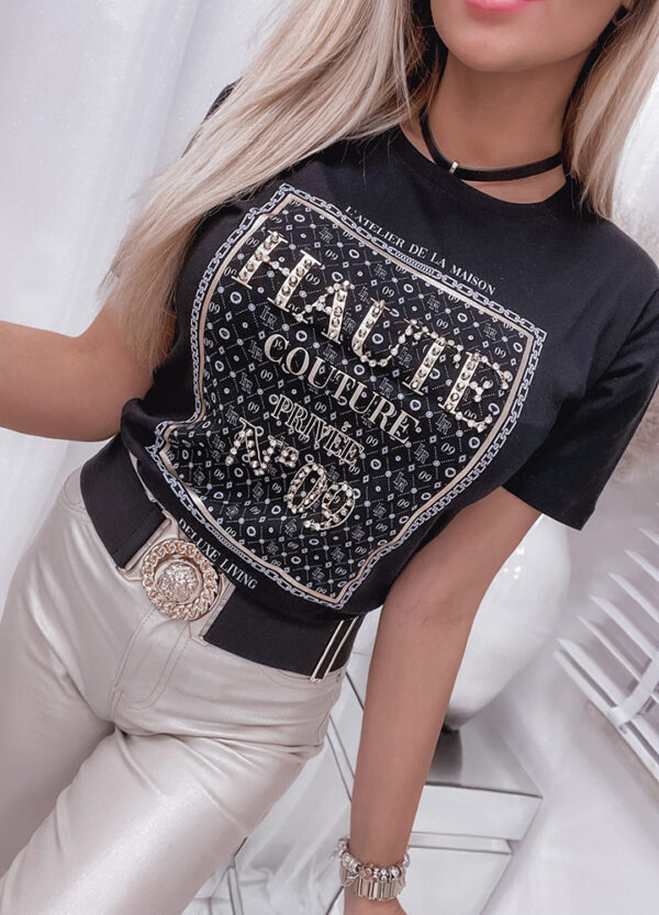 T-SHIRT HAUTE BLACK -514544