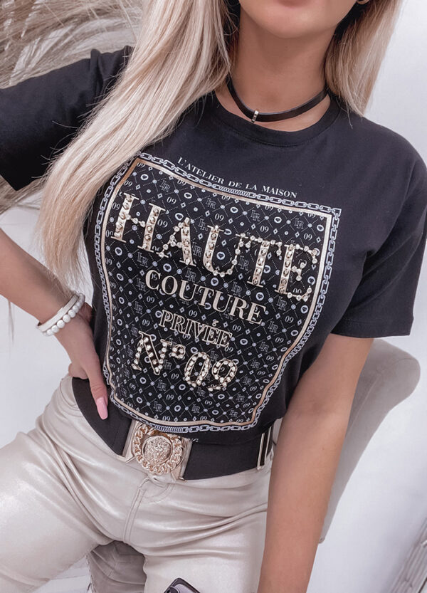 T-SHIRT HAUTE BLACK -514546