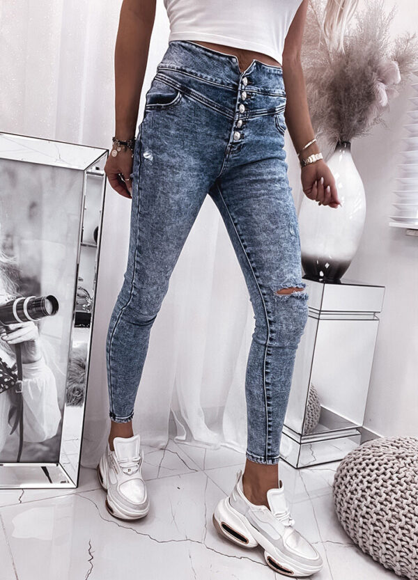 SPODNIE JEANS MELANŻ-514146