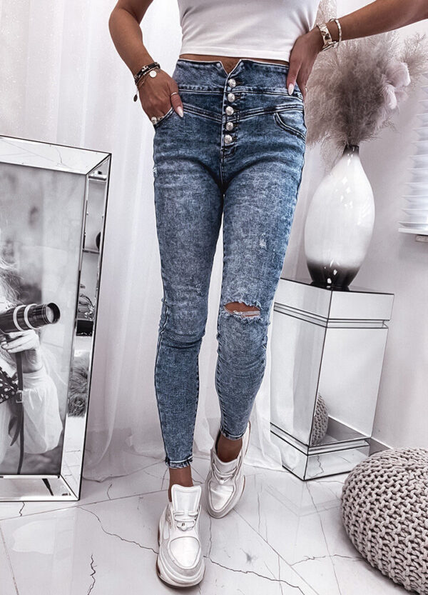 SPODNIE JEANS MELANŻ-514148