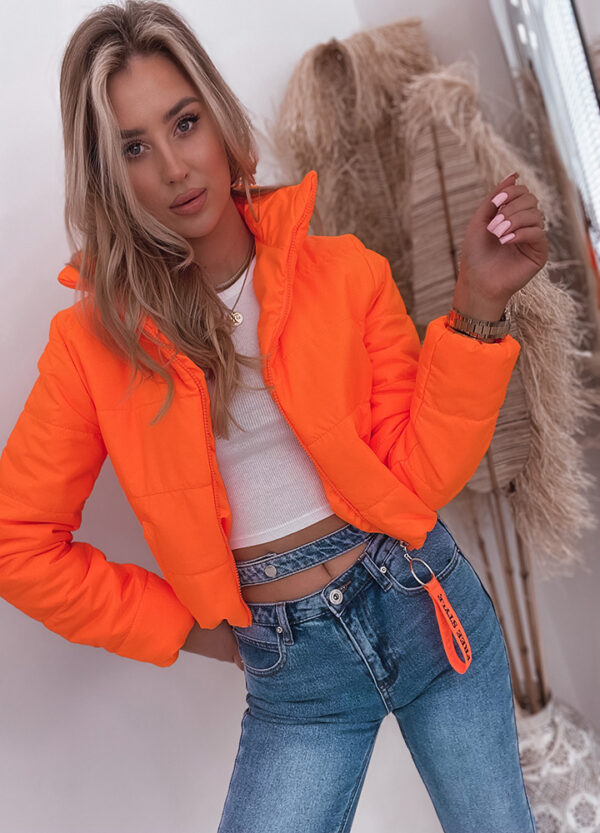 KURTKA BOMBER ORANGE NEON-0