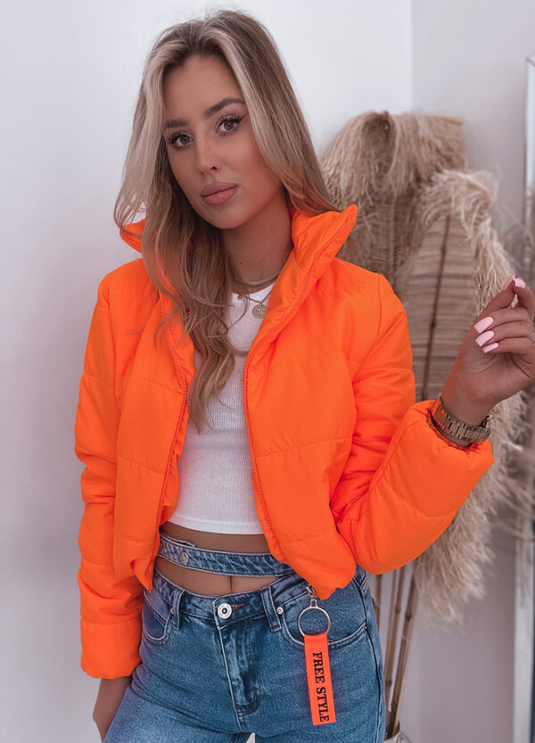 KURTKA BOMBER ORANGE NEON-516503