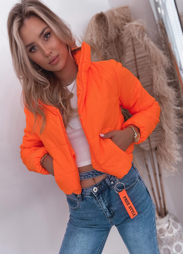 KURTKA BOMBER ORANGE NEON-516507