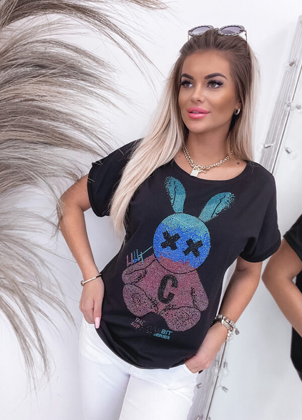 T-SHIRT BAD RABBIT BLACK-518530