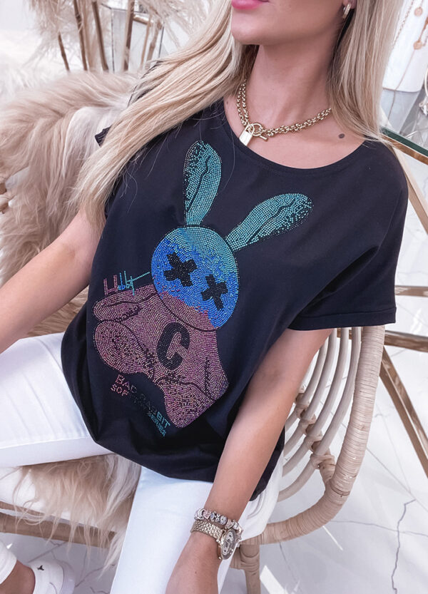 T-SHIRT BAD RABBIT BLACK-518535