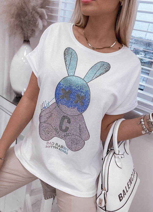 T-SHIRT BAD RABBIT WHITE -517549