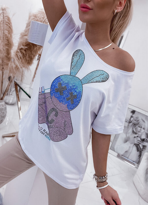 T-SHIRT BAD RABBIT WHITE -517550