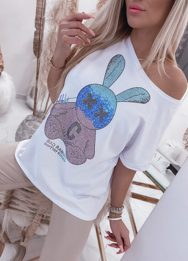 T-SHIRT BAD RABBIT WHITE -517551