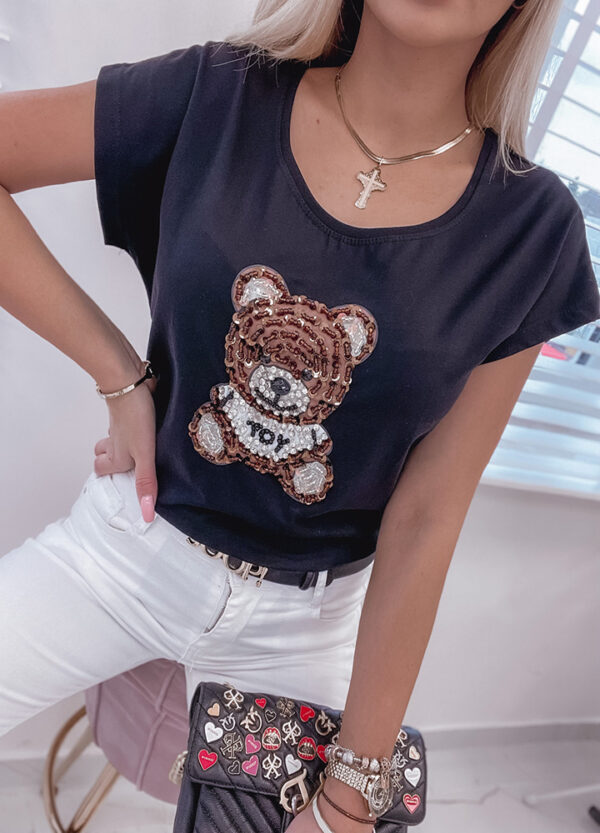 T-SHIRT TEDDY BLACK -516332