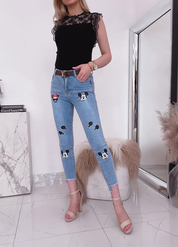 SPODNIE JEANS SLIM MOUSE-531392