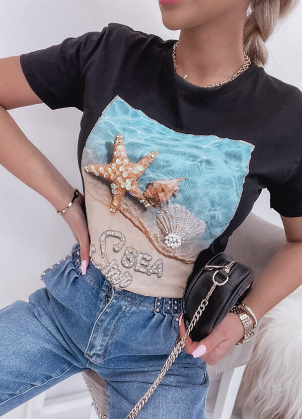 T-SHIRT Z NADRUKIEM STARFISH-538635