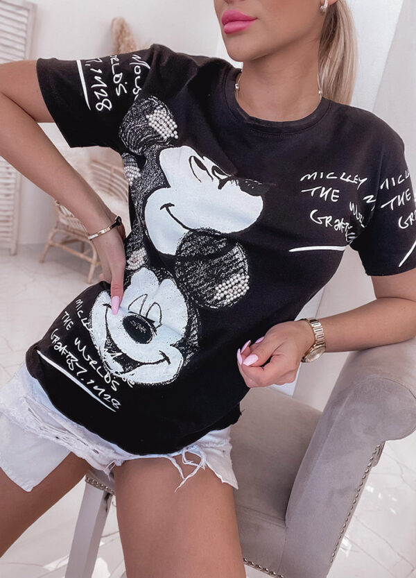 T-SHIRT Z NADRUKIEM MICKEY-532800