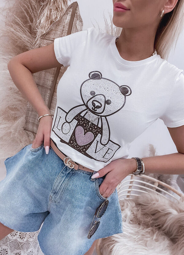 T-SHIRT LOVE BEAR WHITE-537300