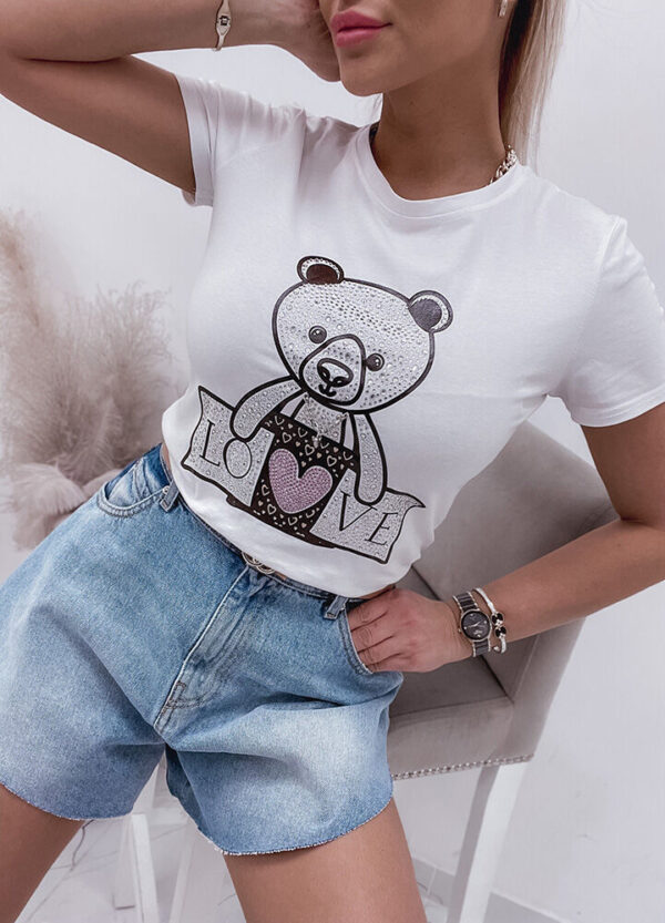 T-SHIRT LOVE BEAR WHITE-537298