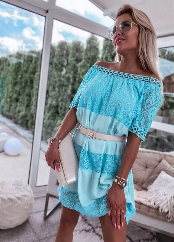 SUKIENKA HISZPANKA LACE BLUE -538101