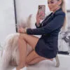 ŻAKIET Z PASKIEM NA GUMCE-538930