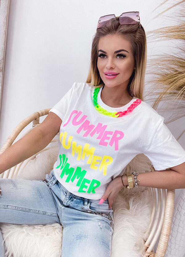 T-SHIRT SUMMER WHITE-540622