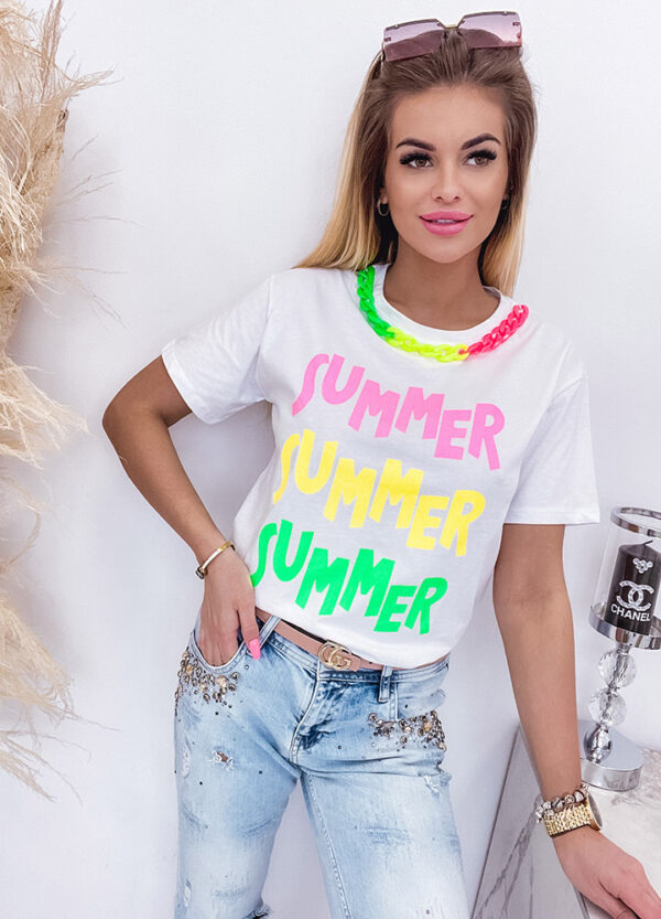 T-SHIRT SUMMER WHITE-540624