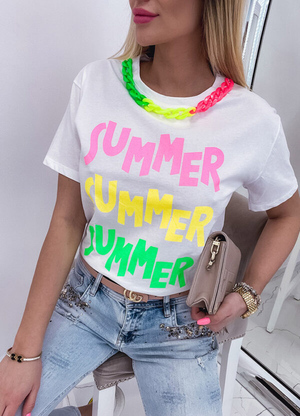 T-SHIRT SUMMER WHITE-540625