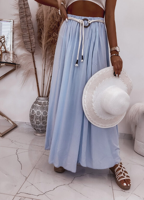 SPÓDNICA MAXI BLUE-553113