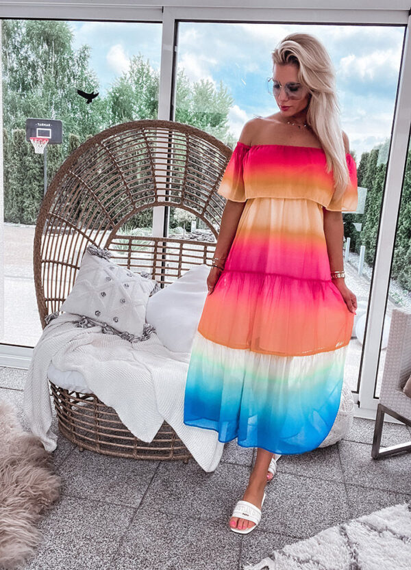 SUKIENKA HISZPANKA MAXI RAINBOW-551435