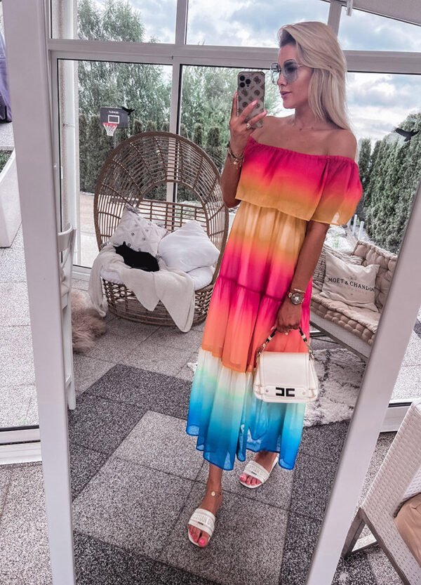 SUKIENKA HISZPANKA MAXI RAINBOW-551436