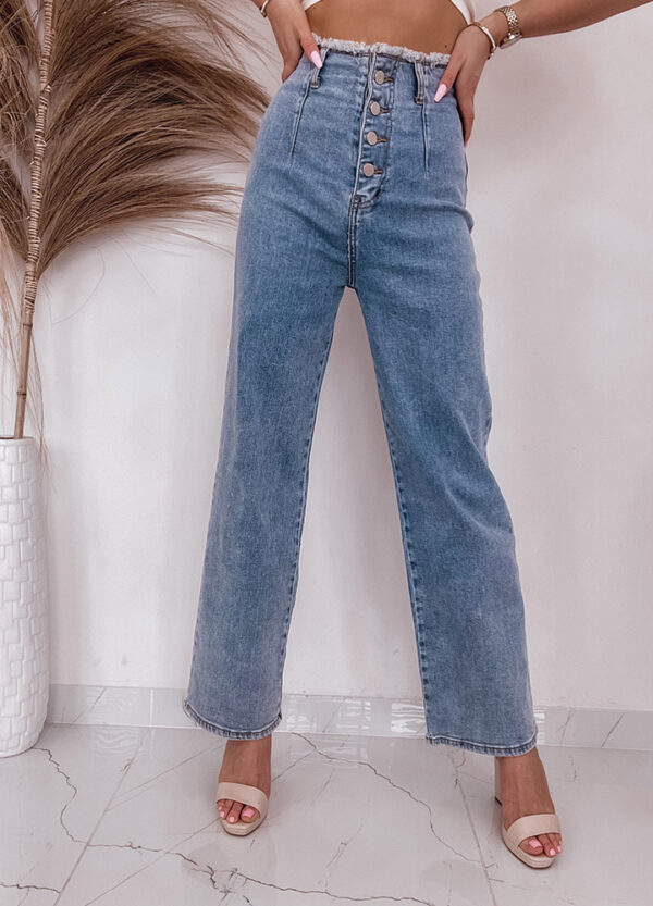 SPODNIE JEANSOWE CULOTTE-555607