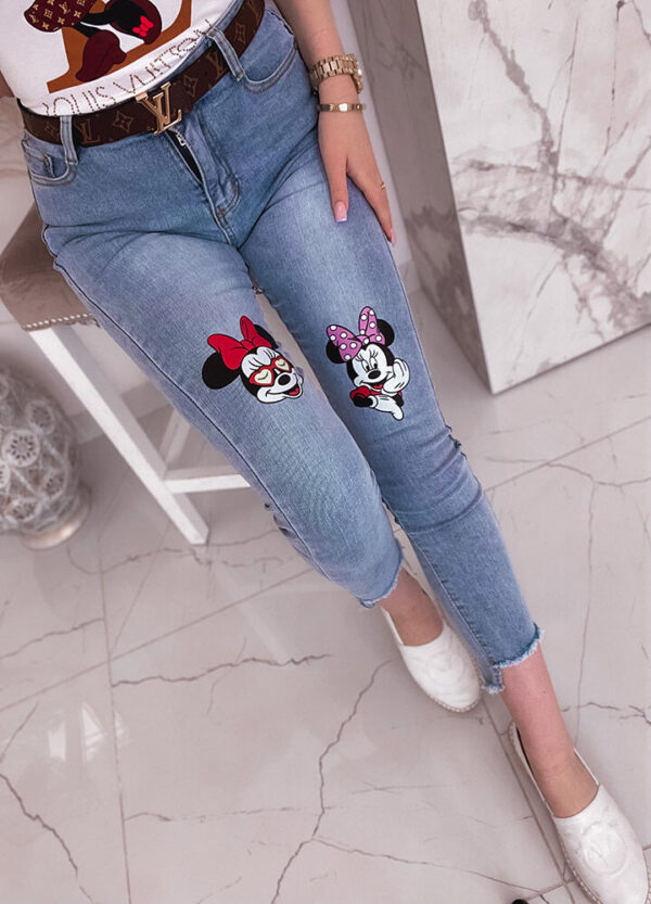 SPODNIE JEANSOWE SLIM MICKEY-562359