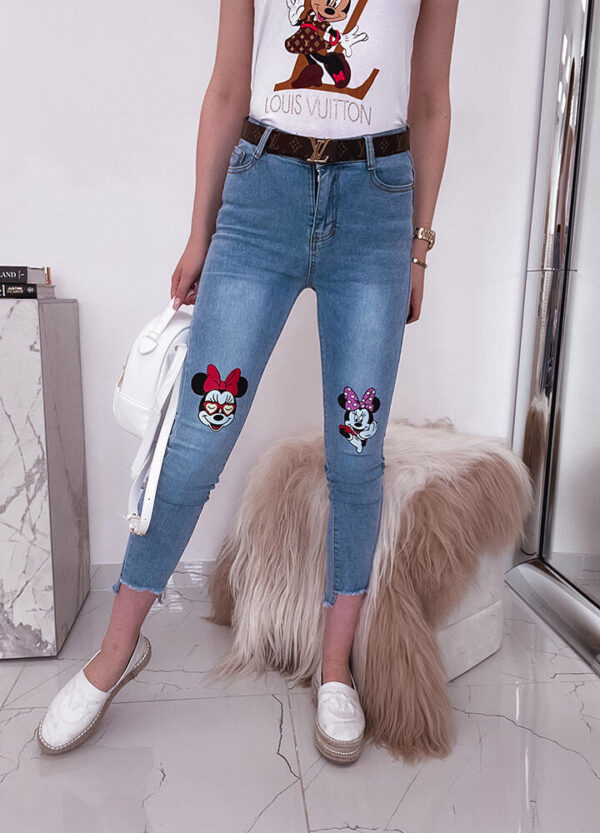 SPODNIE JEANSOWE SLIM MICKEY-562361