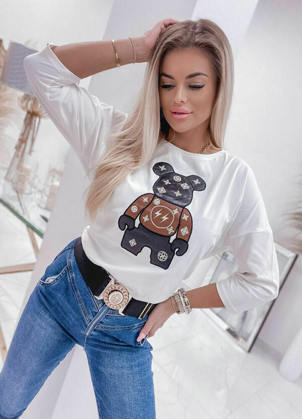 BAWEŁNIANA BLUZKA BEAR-573856