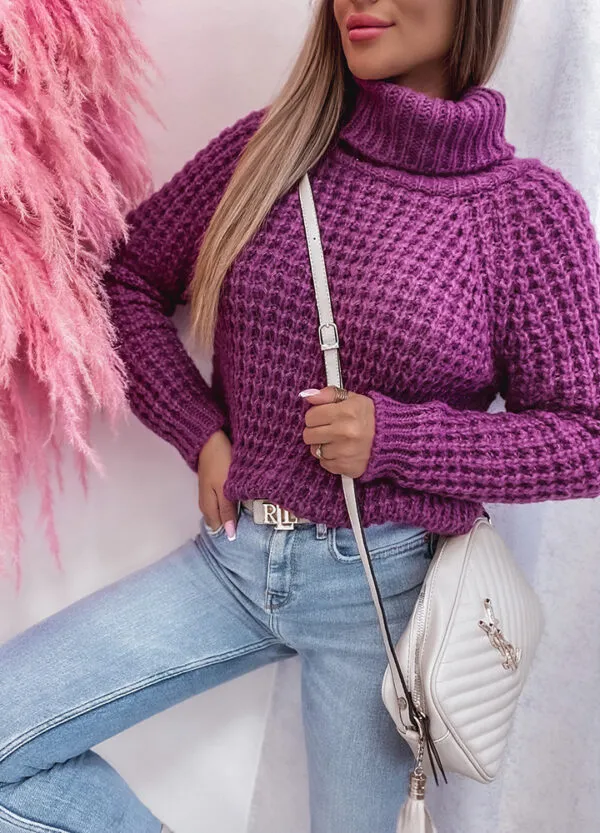 SWETER / GOLF PLUM-574380