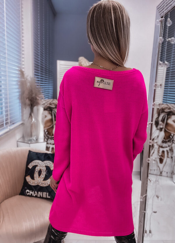 MY VOGUE / SWETER NEON PINK-590104