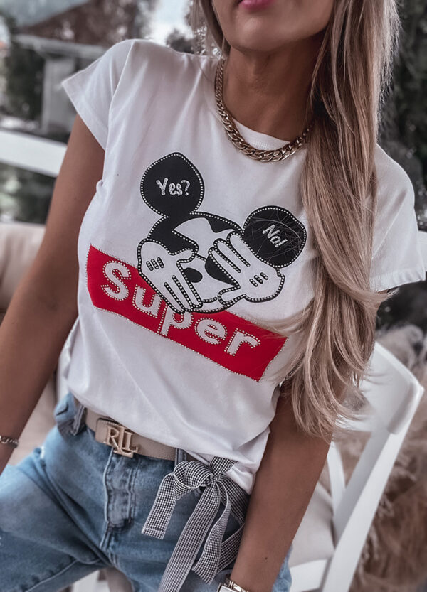 BAWEŁNIANY T-SHIRT MICKEY-594990