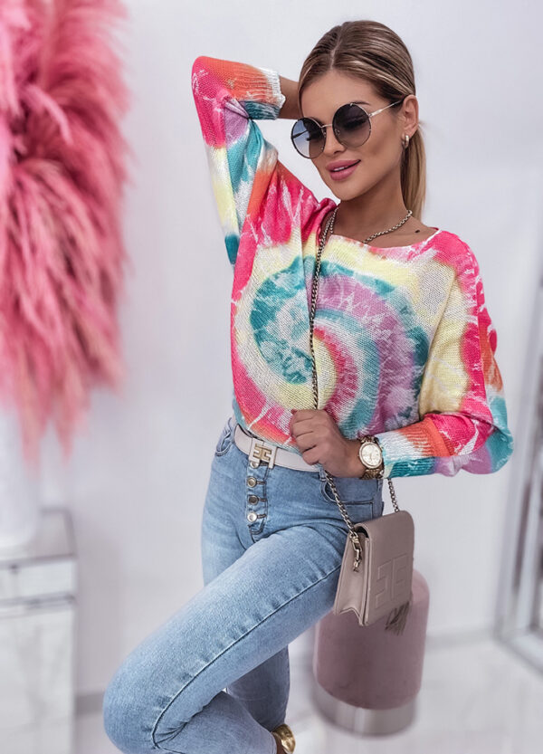 OVERSIZOWY SWETER COLORFUL-593632