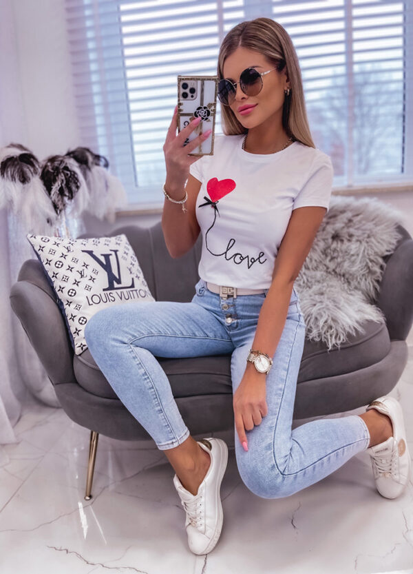 T-SHIRT LOVE WHITE-594481