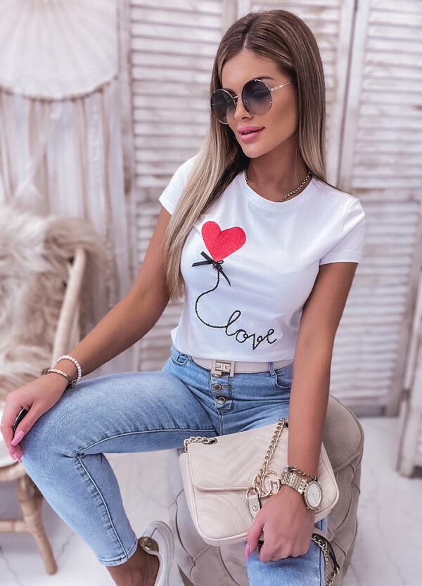 T-SHIRT LOVE WHITE-594483