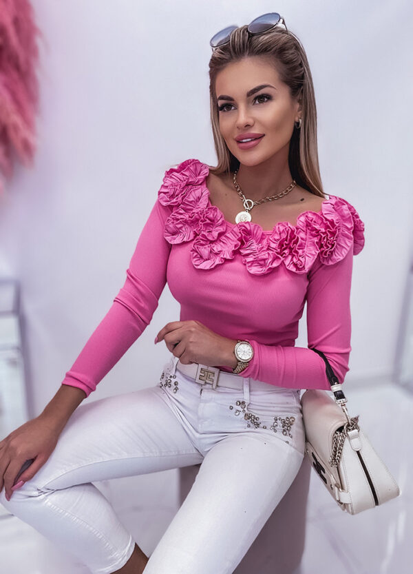 PRĄŻKOWANA BLUZKA ROSA-594730