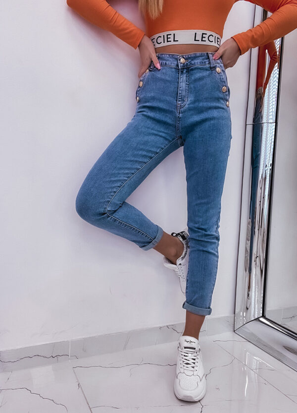 SPODNIE JEANSOWE CLASSIC DENIM-600814