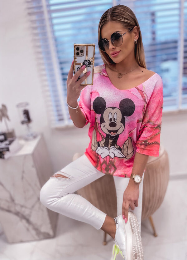 SWETEREK Z NADRUKIEM MICKEY-600616