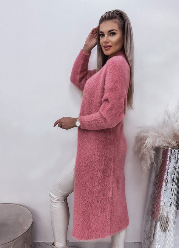 SWETER / KARDIGAN ANGORA LONG-598657