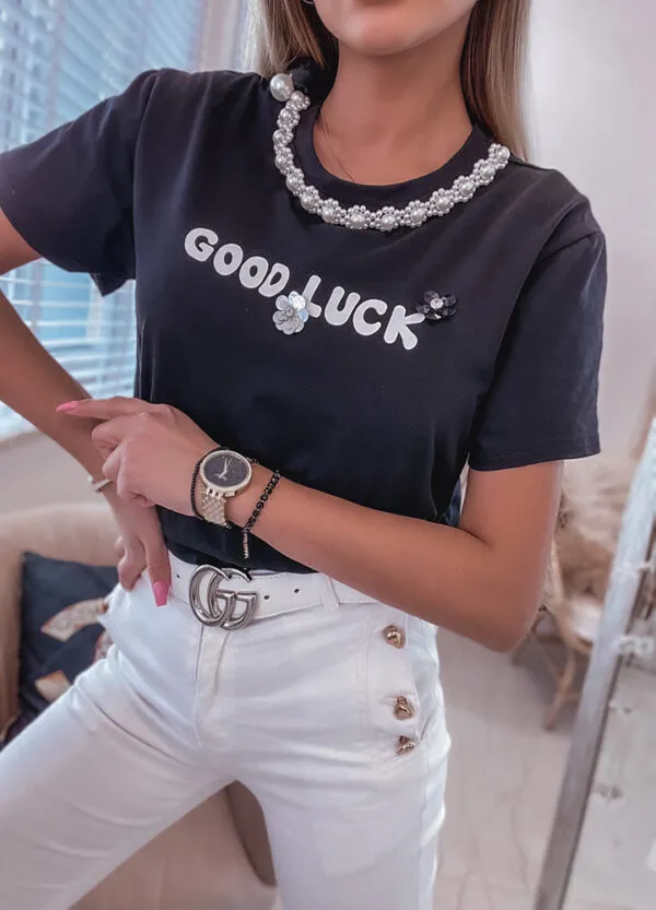 T-SHIRT GOOD LUCK-600936