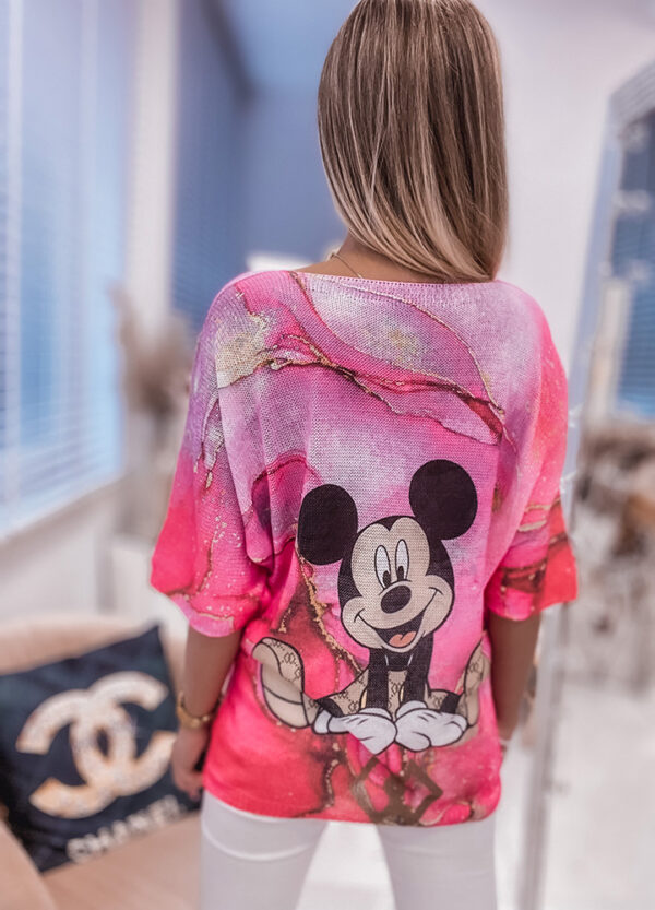 SWETEREK Z NADRUKIEM MICKEY-600619