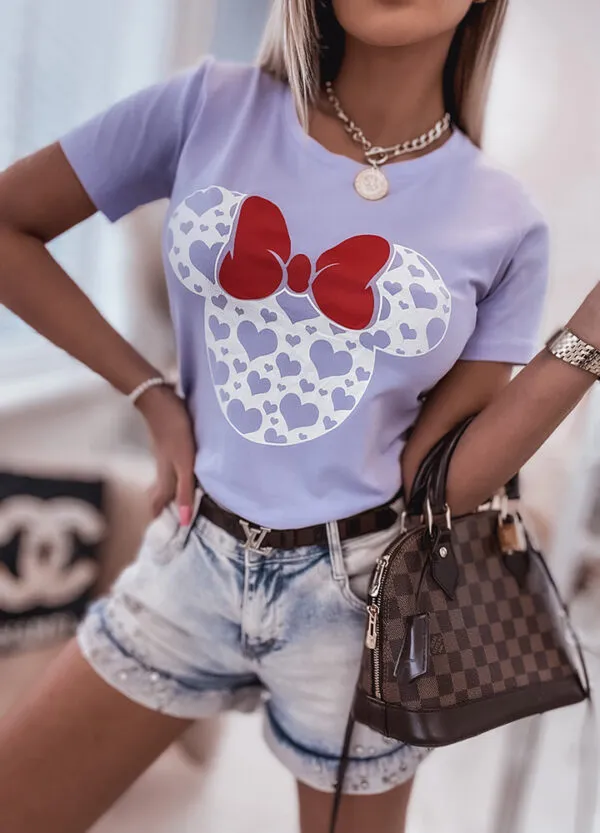 T-SHIRT Z NADRUKIEM MINNI MOUSE-598582