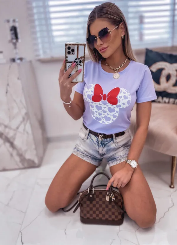 T-SHIRT Z NADRUKIEM MINNI MOUSE-598585