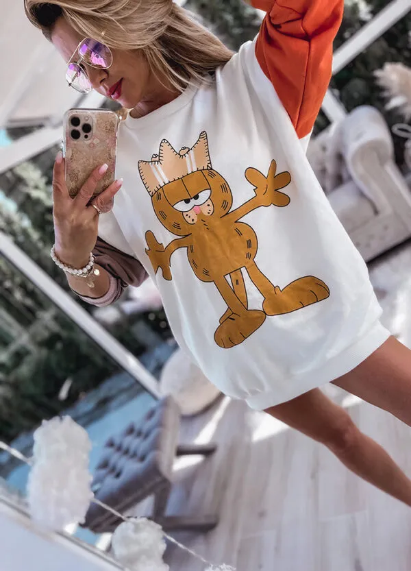 OVERSIZOWA BLUZA GARFIELD-606391